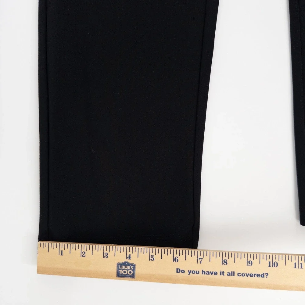 BYLT Mens 33x28 Everyday Pant 2.0 Straight‎ Fit Chino Black Stretch Trousers